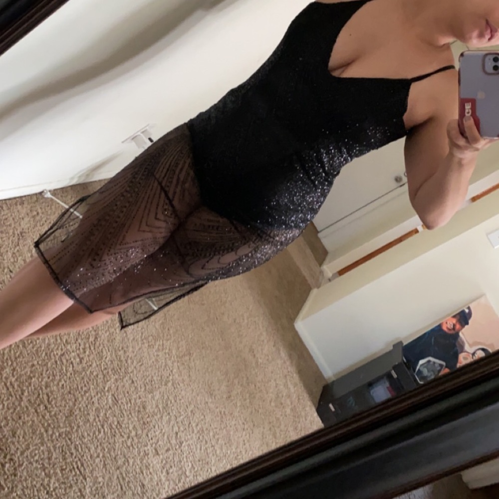 Sexy black dress